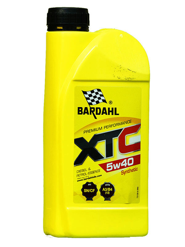 BARDAHL XTS 5W40 API SN/CF ACEA A3/B4 (1 litre)